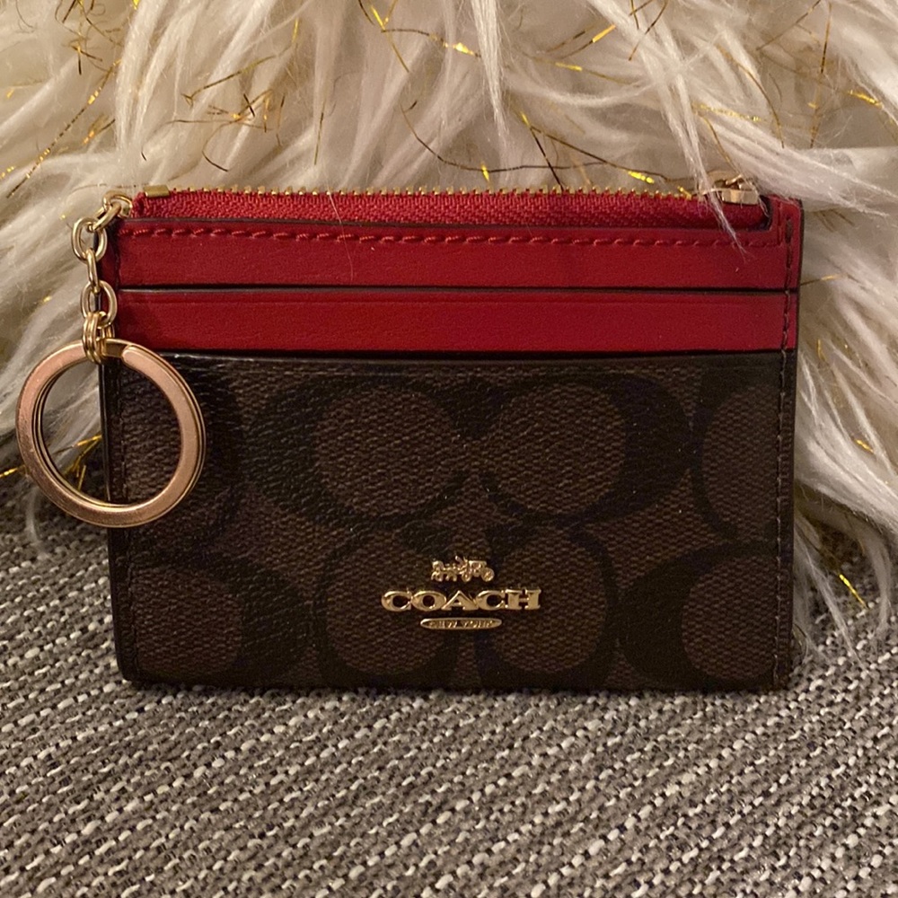 Coach Card wallet keychain